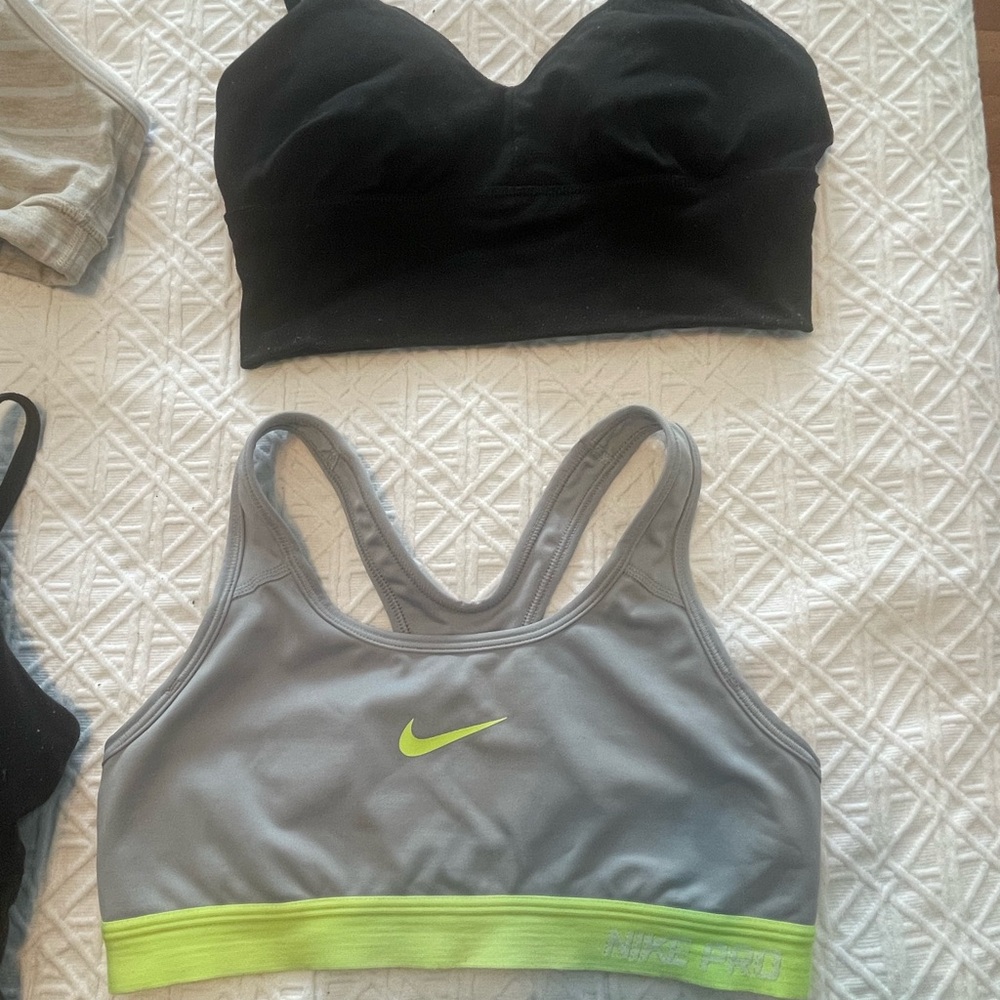 Bundle of 7 LuLuLemon Bras 1 Nike sports bra